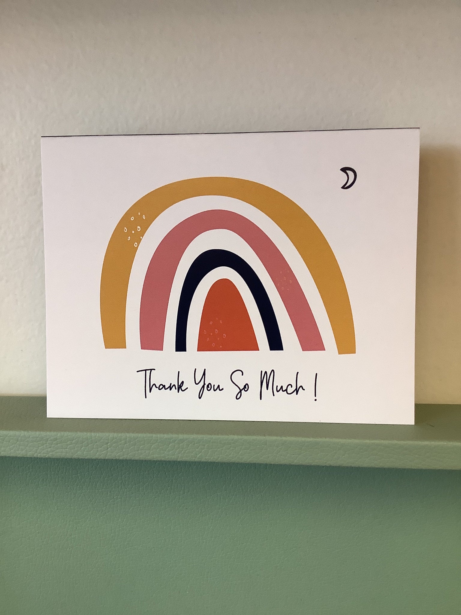 Chelsey Freyta Thank You So Much Rainbow Card