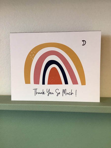 Chelsey Freyta Thank You So Much Rainbow Card