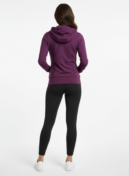 Lululemon Purple Hooded Zip-up Jacket