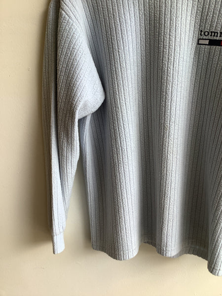 Y2K Tommy Hilfiger Ribbed Mockneck Sweater
