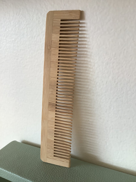 Creating Smaller Footprints Bamboo Comb