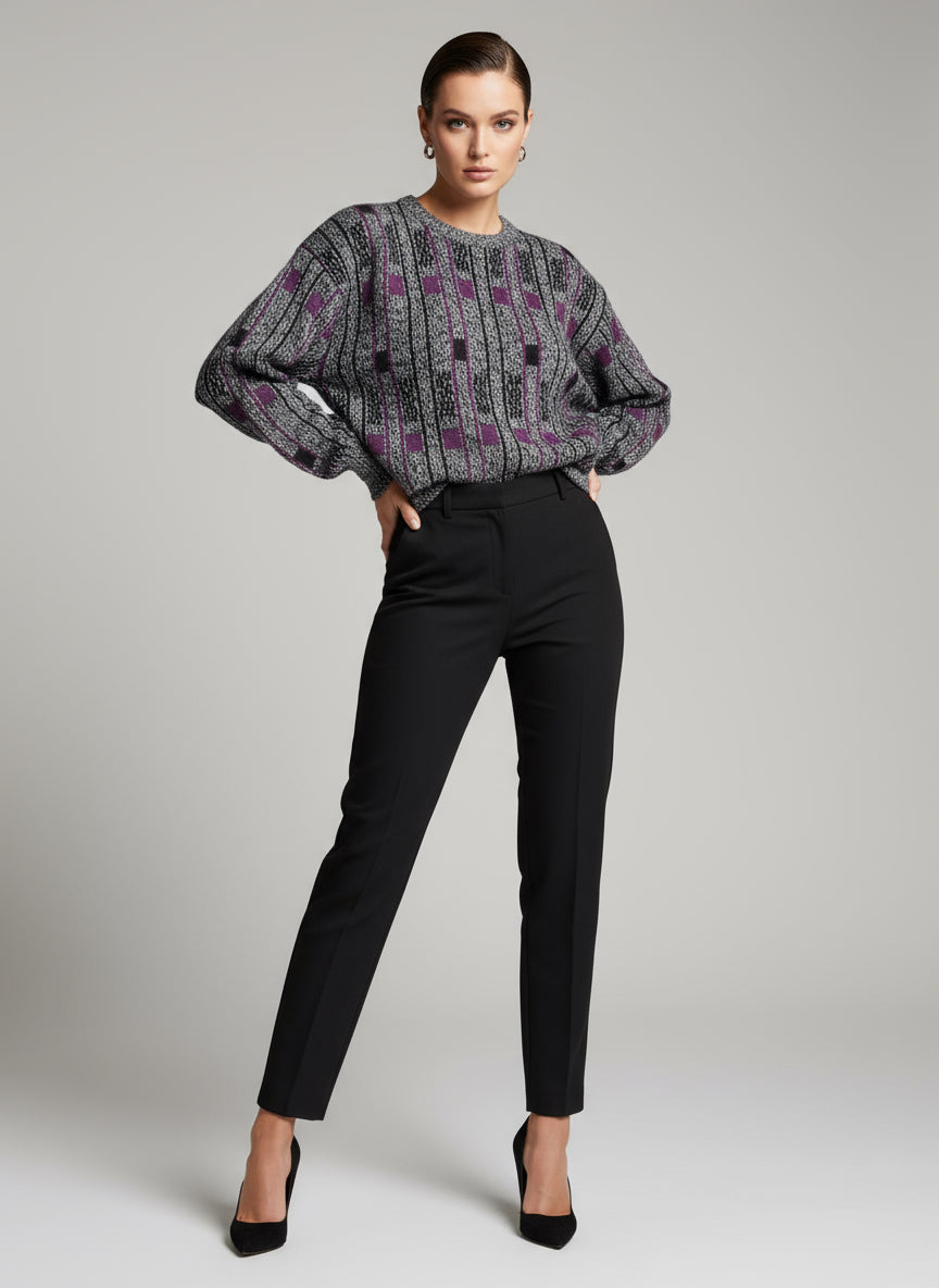 Vintage Gioni Abstract Knit Sweater