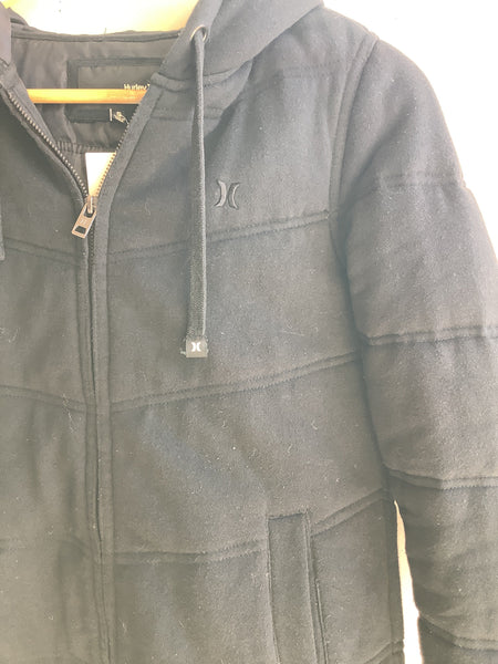 Hurley Black Zip-up Hoodie