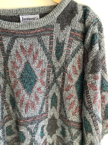 Vintage Jantzen Knit Sweater - Made in Canada