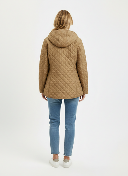 Vintage Postcard Quilted Jacket