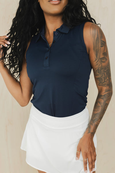 Sleeveless Polo Shirt