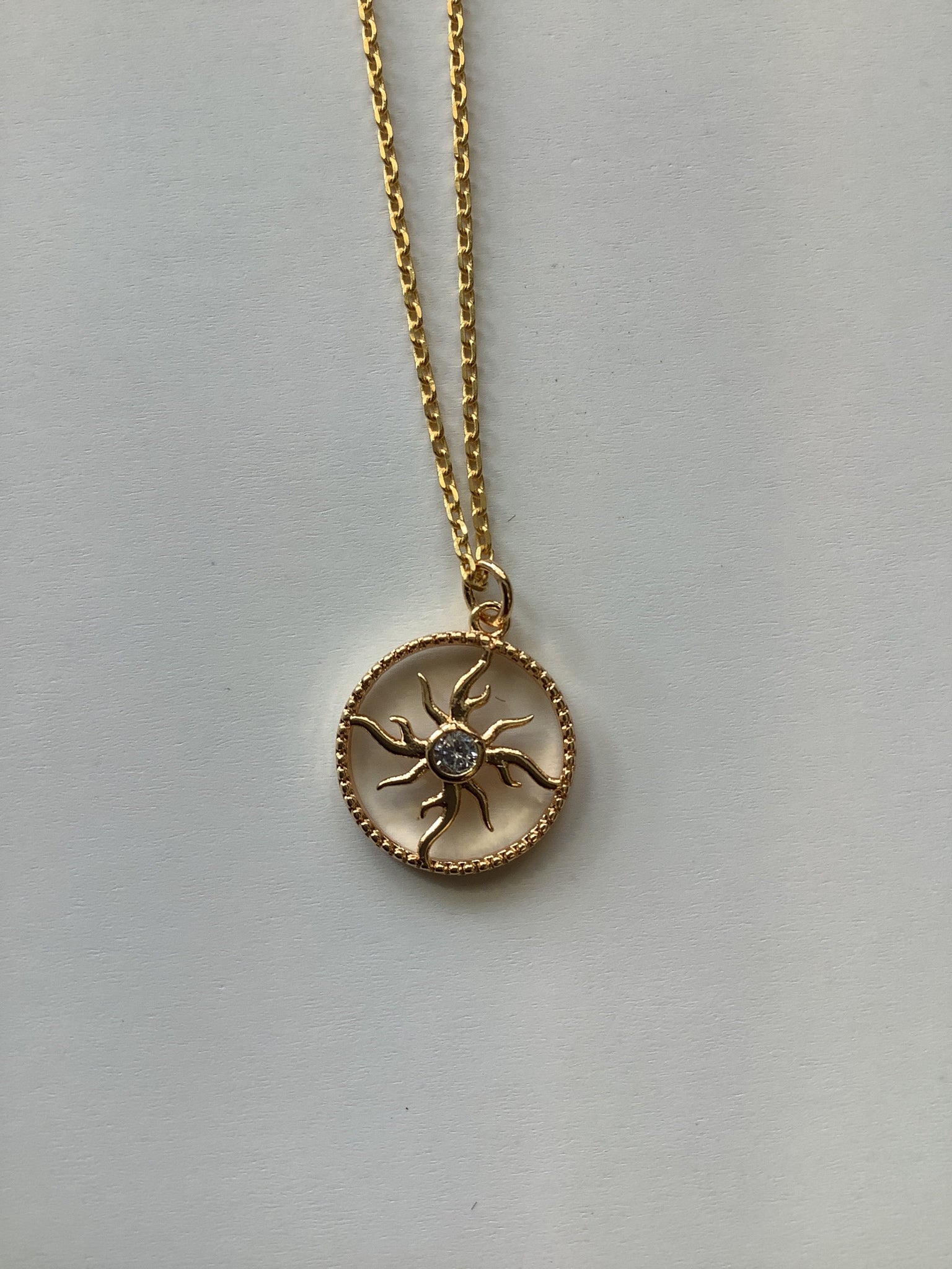 Sol Gold+Zirconia Necklace- Standout Boutique(Vancouver, BC)