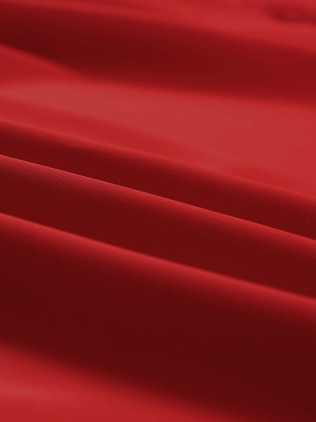 Fashionable Red Puff Sleeve Top with practical styling and dependable silhouette control.