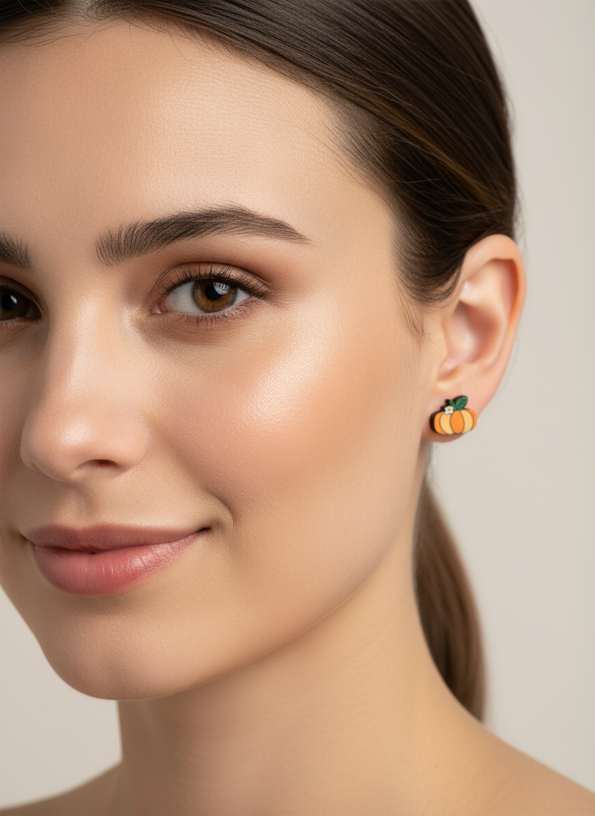 Pumpkin Patch Stud Earrings – Sick Chick (Revelstoke, BC)