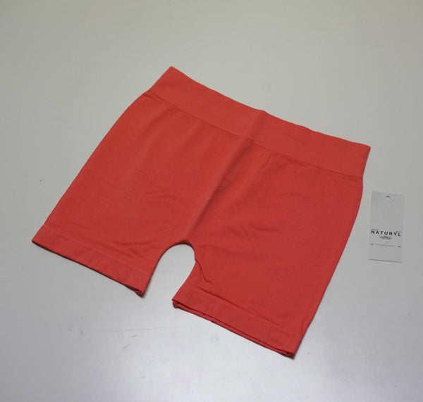 NATURYLBYNBK OG Basic Booty Shorts Seamless Nylon Spandex