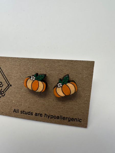 Pumpkin Patch Stud Earrings – Sick Chick (Revelstoke, BC)