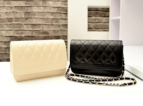 Semi Chain Plaid Bag