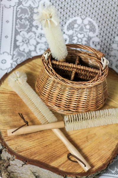 Creating Smaller Footprints Sisal Jar Scrubber