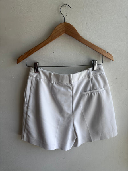Zara Structured White Shorts – Size Small