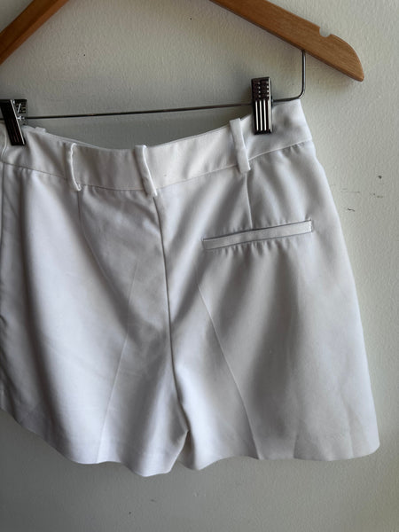 Zara Structured White Shorts – Size Small