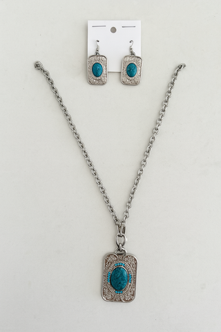 Moonlit Mesa Turquoise Jewelry Set