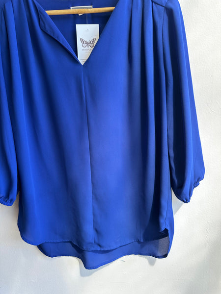 Indio Hour Draped Blouse | Size Medium