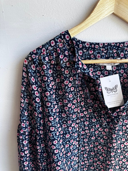 Wildflower Waltz Sheer Blouse | Size XS
