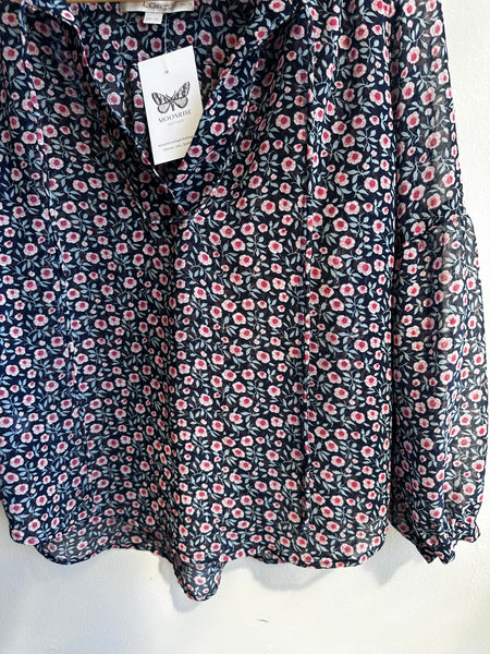 Wildflower Waltz Sheer Blouse | Size XS
