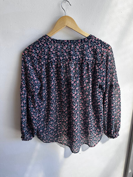Wildflower Waltz Sheer Blouse | Size XS