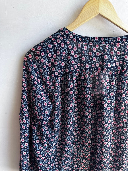 Wildflower Waltz Sheer Blouse | Size XS