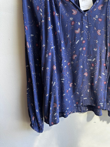 Bluebelle Dusk Ruffled Blouse | Size Medium