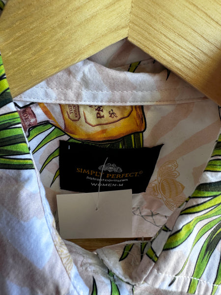 Desert Disco Patron Button Up Shirt | Size Small