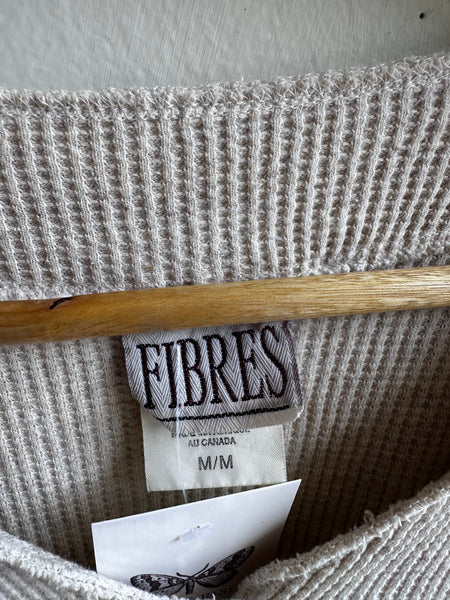 Sandswept Button-Up Tee | Size Medium | Made in Canada