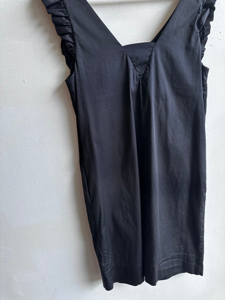 Laura Black Ruffle Sleeve Cocktail Dress – Size 6