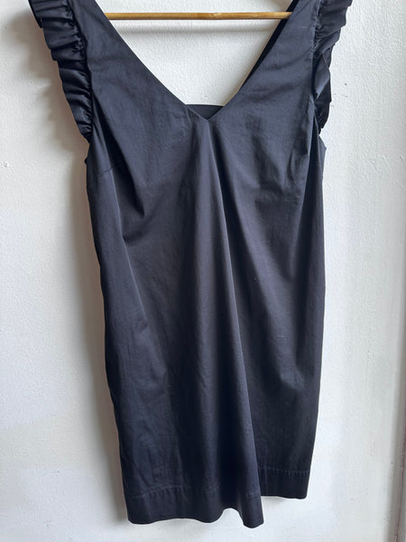 Laura Black Ruffle Sleeve Cocktail Dress – Size 6