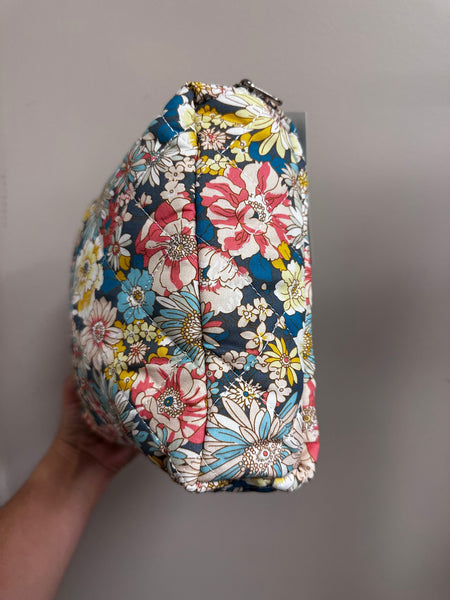 Floral Quilted Travel Case - Size Large