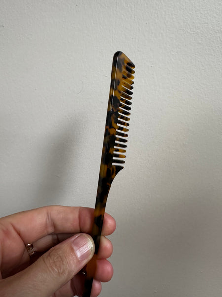 Tortoiseshell Parting Comb