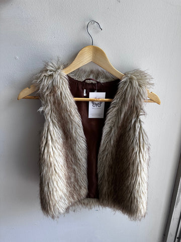 Wildwood Faux Fur Vest | Size Small