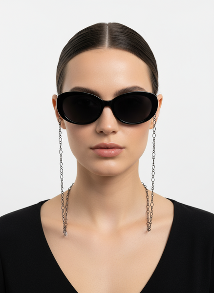 Handmade Gunmetal Chain Sunglass Catchers