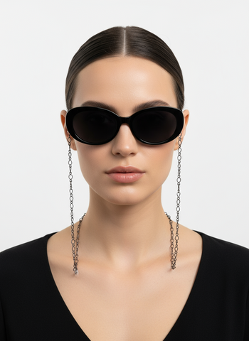 Handmade Gunmetal Chain Sunglass Catchers
