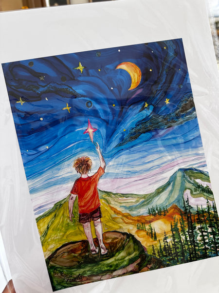 Reach for the Stars – Art Print by Ruala (Fruitvale, BC)