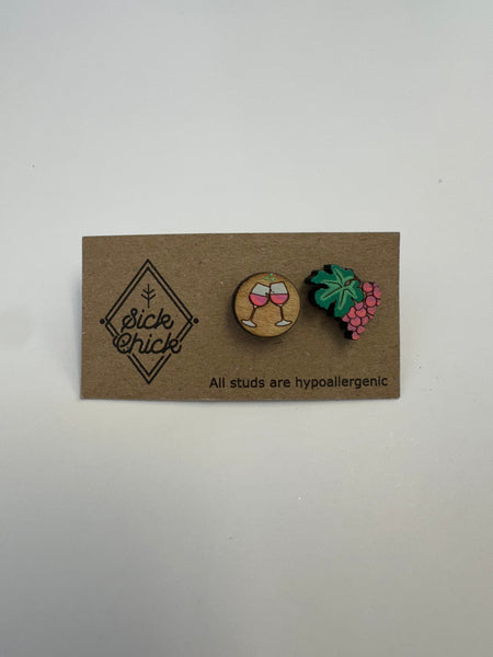 Wine & Vine Studs – Sick Chick (Revelstoke, BC)