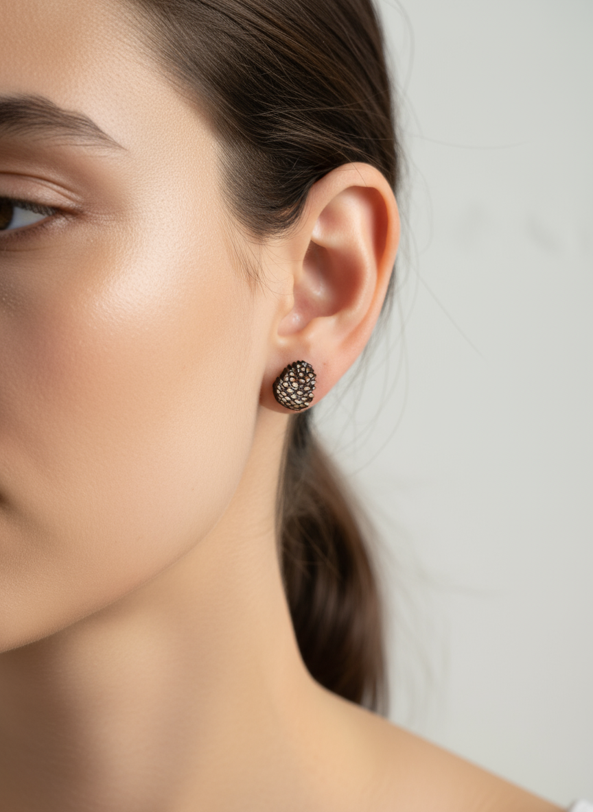 Pinecone & Acorn Stud Earrings – Sick Chick (Revelstoke, BC)