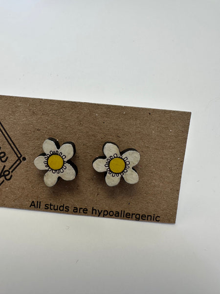 Daisy Stud Earrings – Sick Chick (Revelstoke, BC)