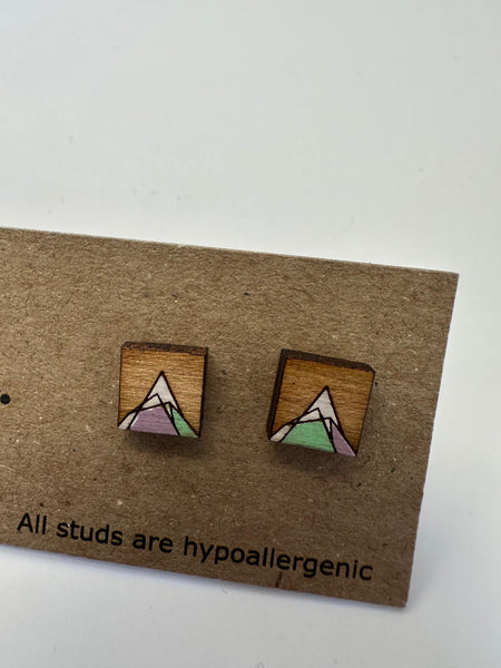 Mountain Stud Earrings – Sick Chick (Revelstoke, BC)