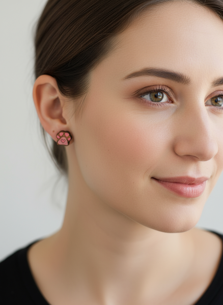 Cat & Paw Stud Earrings – Sick Chick (Revelstoke, BC)