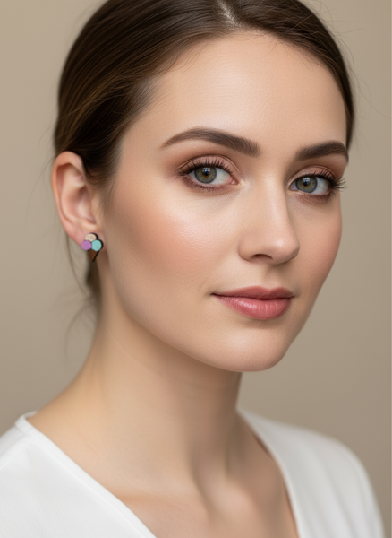 Ice Cream Cone Stud Earrings – Sick Chick (Revelstoke, BC)