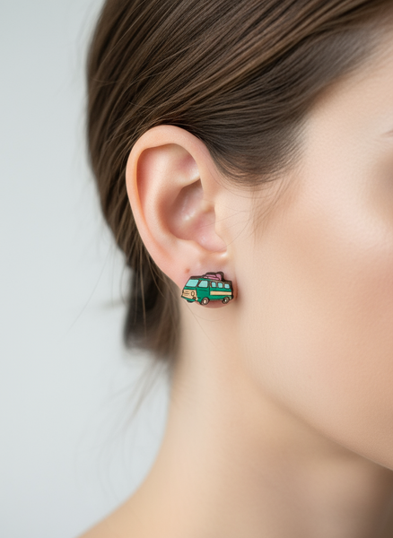 Road Trip Van Stud Earrings – Sick Chick (Revelstoke, BC)