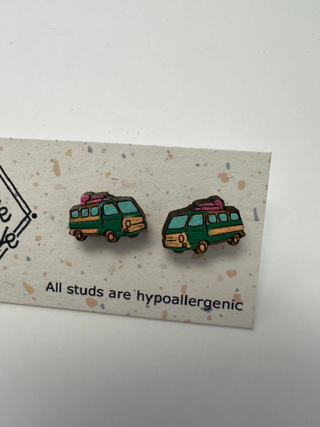Road Trip Van Stud Earrings – Sick Chick (Revelstoke, BC)