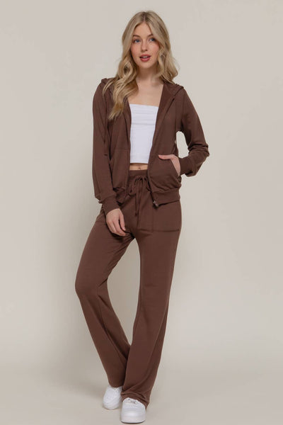 Chestnut Supersoft Zip Hoodie