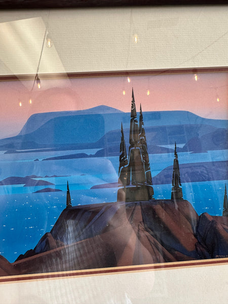 John Revill “The Aerie” – Vintage Framed Art Print