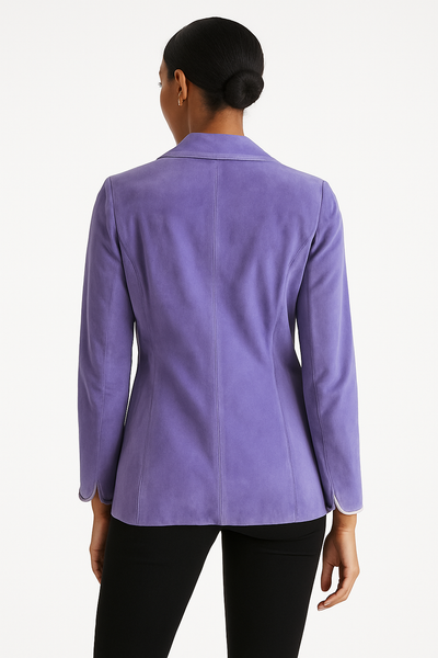 Vintage Danier Suede Jacket - Lilac