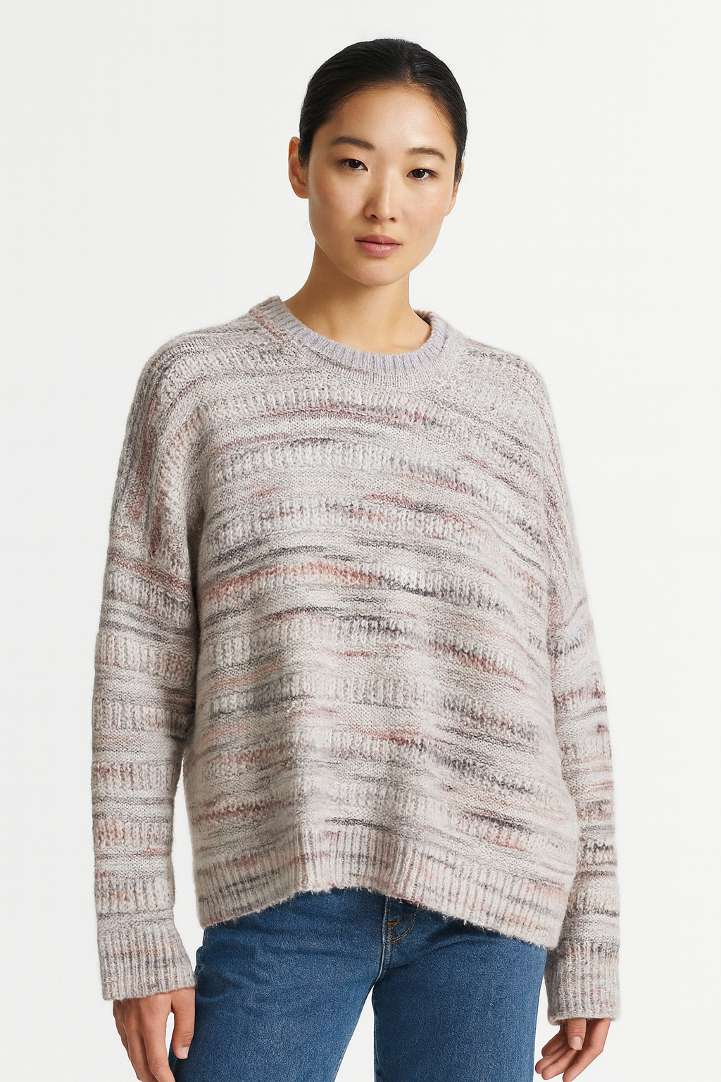 Vintage Textured Knit Sweater