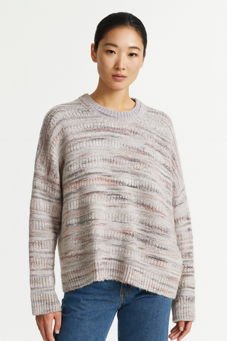 Vintage Textured Knit Sweater