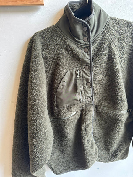 Kootenay Olive Fleece Utility Jacket | Size Medium